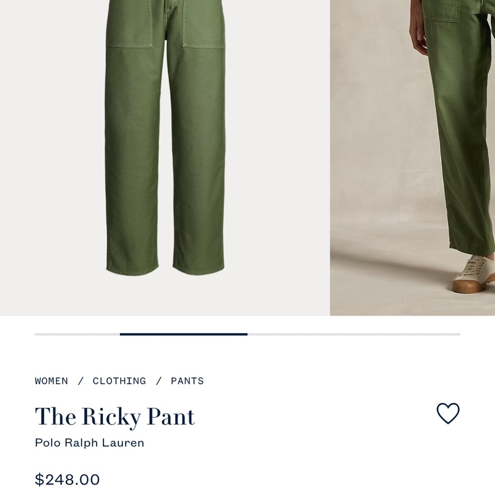 Polo by Ralph Lauren Green Ricky pants